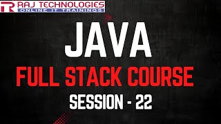 Session  22  Java Full Stack Developer Course [upl. by Merce]