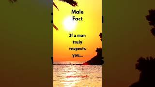 If a man truly respects you😐DailyFactsWorth factsviralshort reels shorts music love [upl. by Ecyla109]