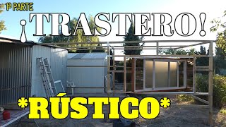 quotConstrucción de un cobertizo de madera y chapa Tu solución para organizar tus trastos en casaquot [upl. by Erdried144]