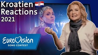 Albina  quotTickTockquot  Kroatien  Reactions  Eurovision Song Contest  NDR [upl. by Maupin]