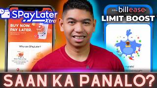 Saan ka Mas Panalo SPayLater EXTRA VS Billease LIMIT BOOST  Side by Side Comparison [upl. by Alfie]