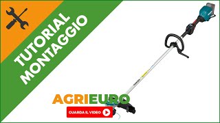 Decespugliatore a batteria Makita UR003GZ01 da 40V montaggio [upl. by Acirat]