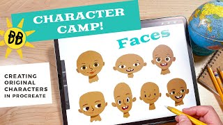 Procreate Character Camp  How to Draw Faces [upl. by Yelir637]