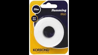 Haberdashery Know How Korbond Hemming Web [upl. by Ernie]