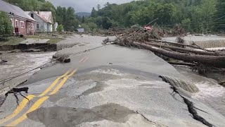 Northern Vermont at risk of flash flooding after 8 inches of rain falls [upl. by Brott]