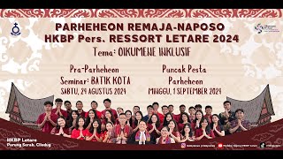 Seminar Adat Batak Dan Teologi Kristen di kotaPersiapan Ressort Letare [upl. by Ocirred579]