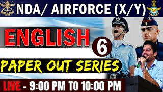 NDA 2 2023 English class06 By Sanjeev Sir  NDA 2 2023 exam  NDA  Airforce  X Y  English class [upl. by Eleon]