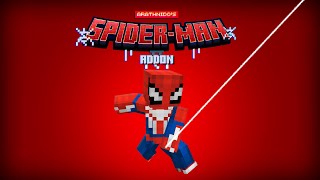 SpiderMan Addon Trailer 🕷  Minecraft Bedrock [upl. by Enyale]