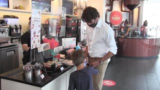 Trudeau marks StJeanBaptiste Day in Quebec by taking his son for ice cream [upl. by Aziza]