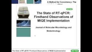 The State of RTqPCR Firsthand Observations of MIQE Implementation [upl. by Ahens]