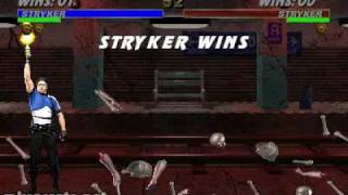 Mortal Kombat 3  Fatality 2  Stryker [upl. by Siana]