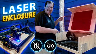 DIY Laser Engraver Enclosure Enhance Safety In Your Woodworking Shop [upl. by Werna890]