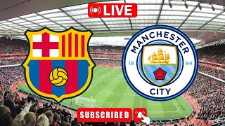 Barcelona w vs Manchester City w partido de fútbol en vivo UEFA Womens Champions League [upl. by Aeriel]