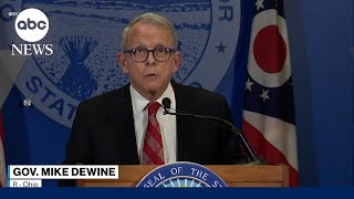 Ohio Gov Mike DeWine vetoes genderaffirming care trans sports ban [upl. by Dagna491]