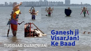 Ganesh Visarjan ho jaane Ke Baad  4K  Yeh Kya Girgaon Chowpatty Per Sab Murthy Khade Hai😲 [upl. by Elleret157]