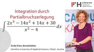 Integration durch Partialbruchzerlegung [upl. by Docile]