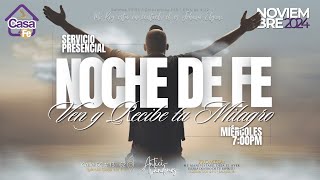 Noche de Fe  CASA DE FE [upl. by Zehcnas]