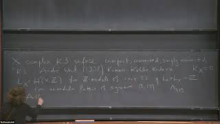 Automorphisms of K3 Surfaces and Isometries of Lattices  Eva BayerFluckiger [upl. by Shannon]