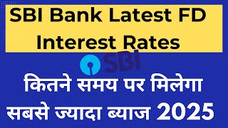 SBI FD Interest Rates November 2024  SBI Fixed Deposit Interest Rates 2024 [upl. by Oralla]