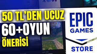 50 TL Altı 60 Oyun Epic Games Yılbaşı 2023 İndirimlerinden Oyun Önerileri [upl. by Cohette]