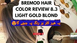 I Tried The Viral Hair Dye Thats All Over TikTokBremod 83dye review [upl. by Pownall]