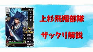 【戦国IXA】上杉飛翔部隊をザックリ解説【初心者向け】 [upl. by Moia]