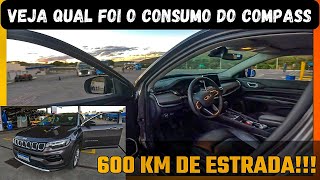 Viajei para MG com o Compass T270 Alugado Veja o Consumo de Combustível e Compartilhe sua Opinião [upl. by Linsk]