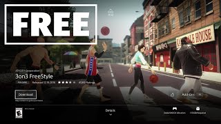 How to get 3on3 FreeStyle for FREE on PS4  PlayStation  Free Game [upl. by Hawkie]