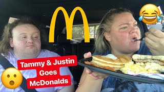 Tammy amp Justin Goes McDonalds  MUKBANG [upl. by Cutty]