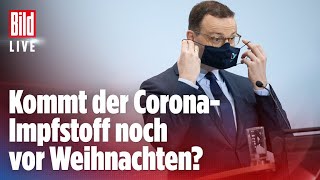 🔴 Corona Gesundheitsminister Spahn gibt ImpstoffUpdate  BILD Live [upl. by Normy]