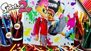 Tutorial Splatoon 2 Octoling Inkling Boy amp Girl  Never Ending Card  Endless Card  Nintendo Switch [upl. by Yboj240]