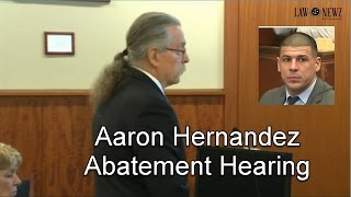 Aaron Hernandez Abatement Hearing 050917 [upl. by Iralam]