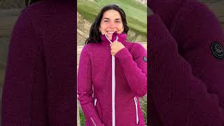 Bergabenteuer in Magenta Diese Jacke macht ALLES mit 🩷 seceda dolomites wandern shorts [upl. by Brewster]