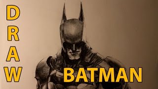 How to Draw BATMAN The Batman 2022 Film  Narrated StepbyStep Tutorial [upl. by Eat]