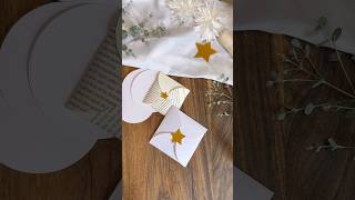 ✨ DIY WeihnachtsschmuckVerpackung aus 4 Kreisen 🎁🎄 einfach amp schnell [upl. by Murtagh]