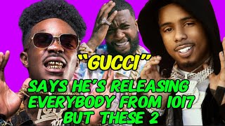 GUCCI MANE Makes MAJOR ANNOUNCEMENT That ALL 1017 Artists Are RELEASED EXCEPT Pooh ShiestyampFoogiano [upl. by Zerdna757]