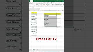 How to Rearrange Data in Excel  Quick and Easy Tutorial excel exceltips [upl. by Anayik]