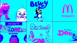 Full best logo Compilation Effects hogi logo Dragon Dee bluey ChuChu tv logo Effect [upl. by Einnahc88]