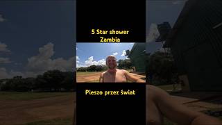 Afrykański prysznic adventure africa travel shower survival hiking heat zambia nature [upl. by Ailb]