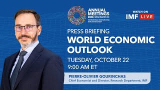 Press Briefing World Economic Outlook October 2024 [upl. by Otha]