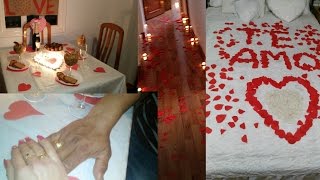 IDEAS PARA SORPRENDER A TU PAREJA ANIVERSARIO CENA ROMANTICA💕 [upl. by Assiruam799]