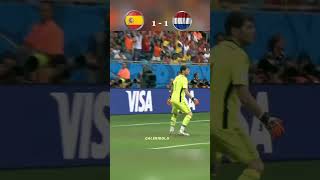 Spanyol🇪🇦  🇳🇱Belanda  world cup 2014 shorts football highlights [upl. by Aderfla439]