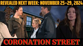 Coronation Street Spoilers Shocking Twists amp Dark Secrets RevealedNov 2529 2024MustSee Drama [upl. by Maurie]