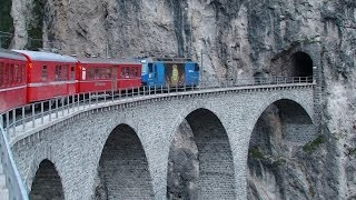 Bernina Express  Part 2  Brusio to Thusis [upl. by Chrotoem996]