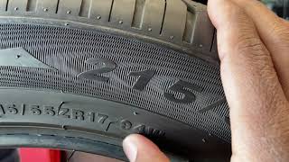 How to Read a Tire Size amp Understanding a Tire Sidewall [upl. by Oballa]