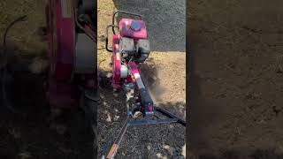 Honda rototiller honda rototiller landscaping gardening California yardwork [upl. by Englebert]