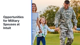 Military spouse jobs and benefits at Intuit [upl. by Chery693]