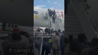 Ethiopia Airlines and Africas largest passenger plane took off from Addis Ababa to Lagos [upl. by Dacey]