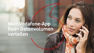 MeinVodafoneApp  Red Datenvolumen verteilen  servicehilfe [upl. by Ahsiekit138]