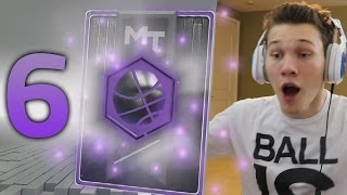 INSANE PACK OPENING 6 AMETHYST PULLS NBA 2K17 [upl. by Yrallih857]